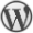 het logo van wordpress